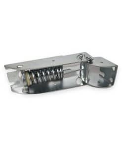 Lid hinge with spring
