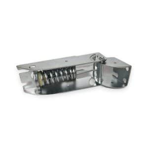 Lid hinge with spring