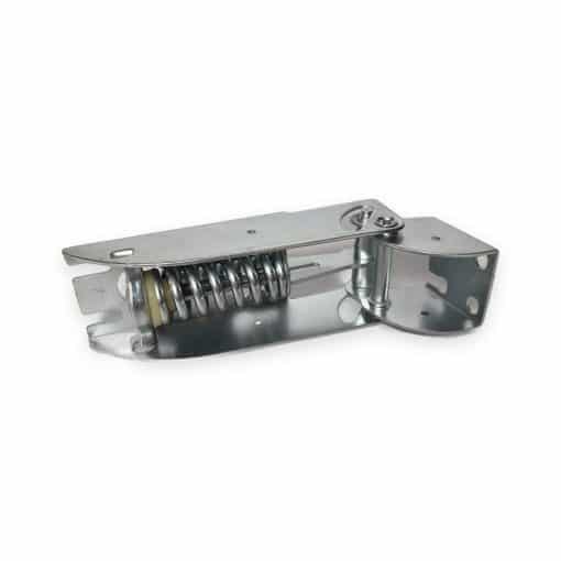 Lid hinge with spring